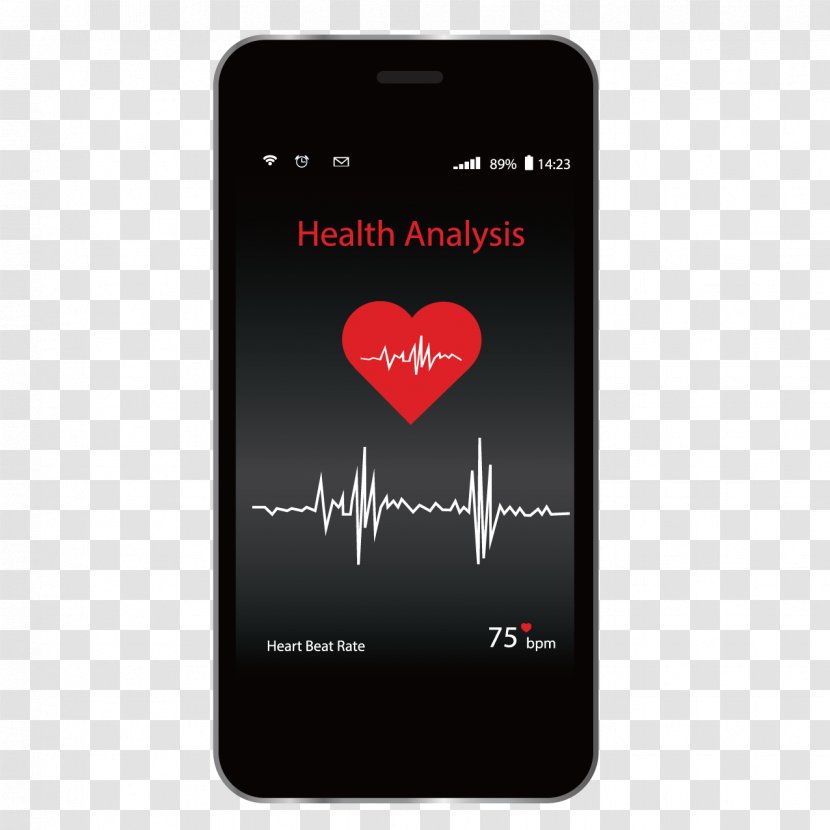 Smartphone Activity Tracker Mobile App Phone Perelman School Of Medicine - Heart Rate Transparent PNG