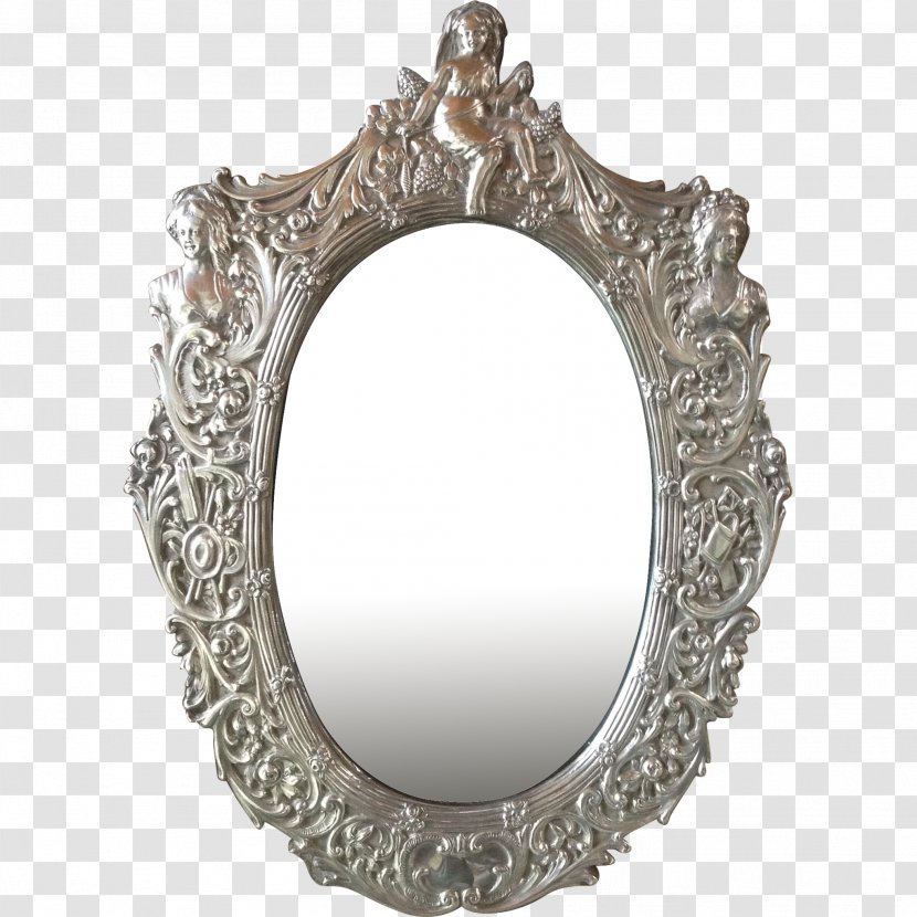 Picture Frames Mirror Silver Transparent PNG