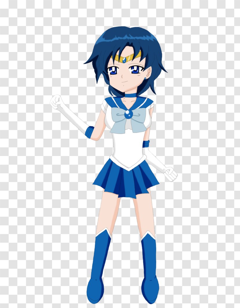 Clip Art Uniform Illustration Costume Line - Flower - Sailor Mercury Symbol Transparent PNG