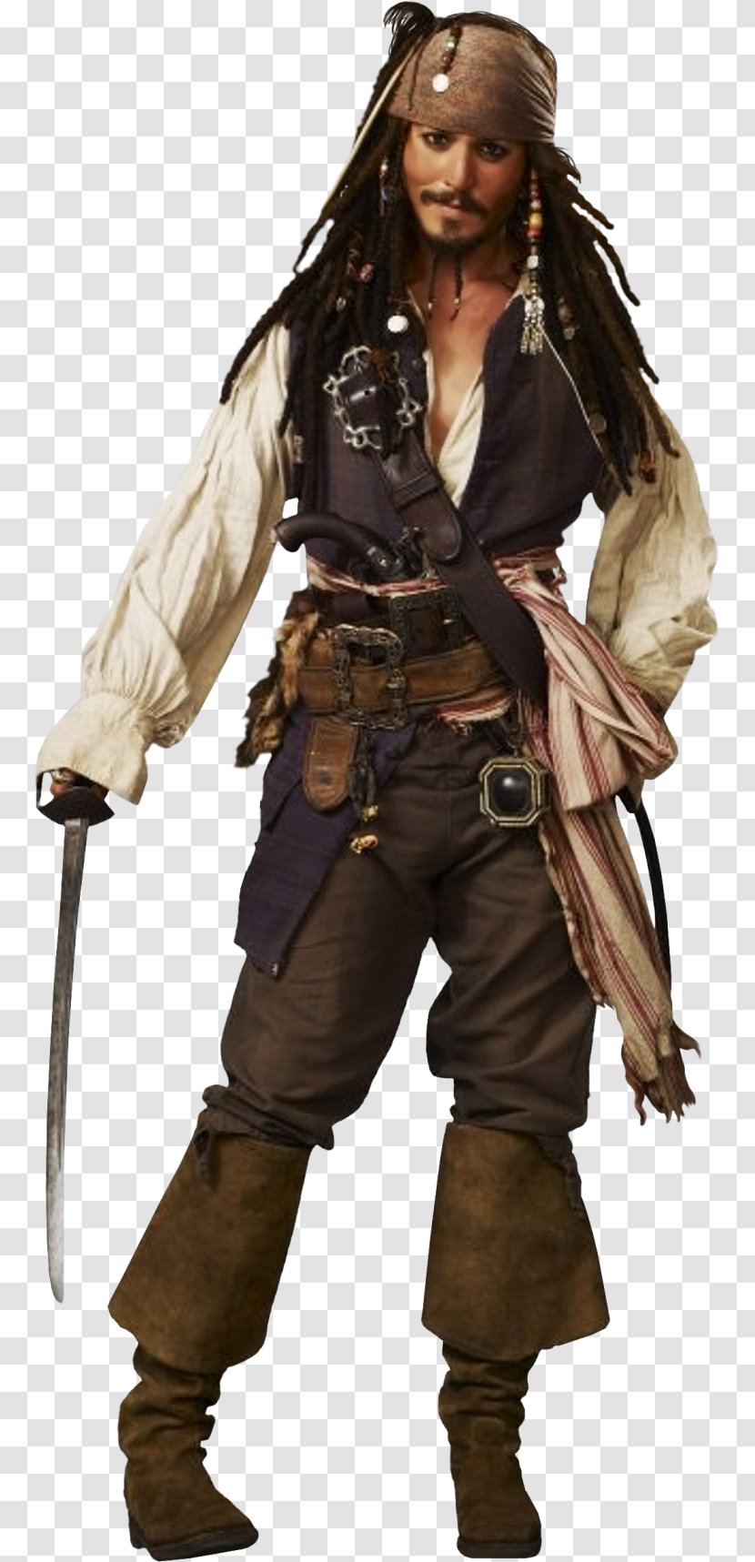 Jack Sparrow Pirates Of The Caribbean: Curse Black Pearl Piracy Film - Caribbean - Pirate Transparent PNG