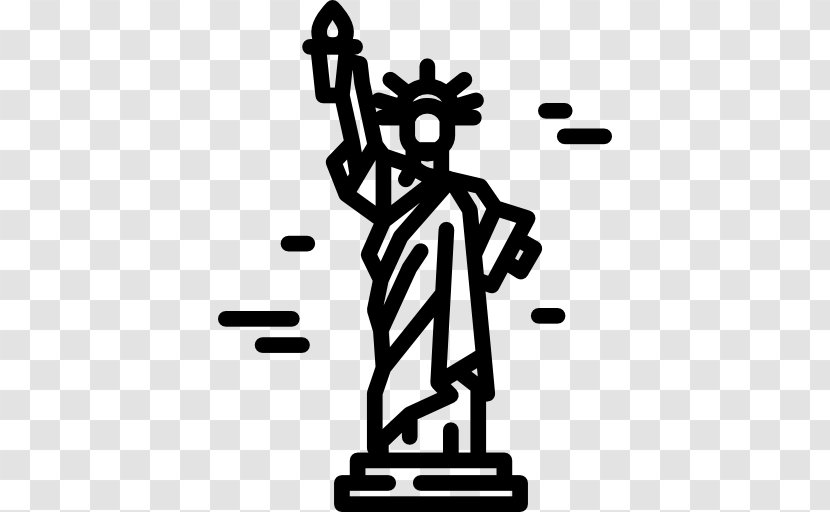 Statue Of Liberty - Black And White - United States Transparent PNG