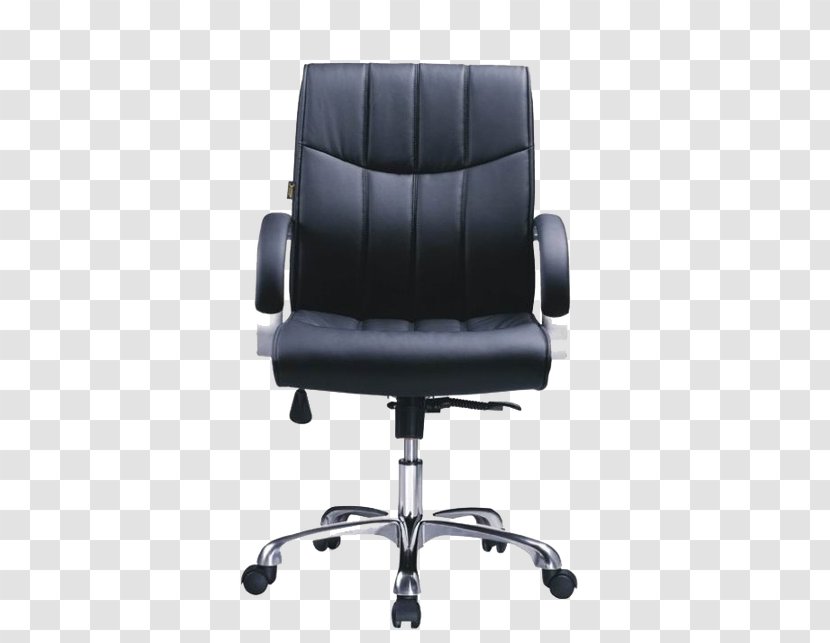 Office & Desk Chairs Furniture - Black Transparent PNG
