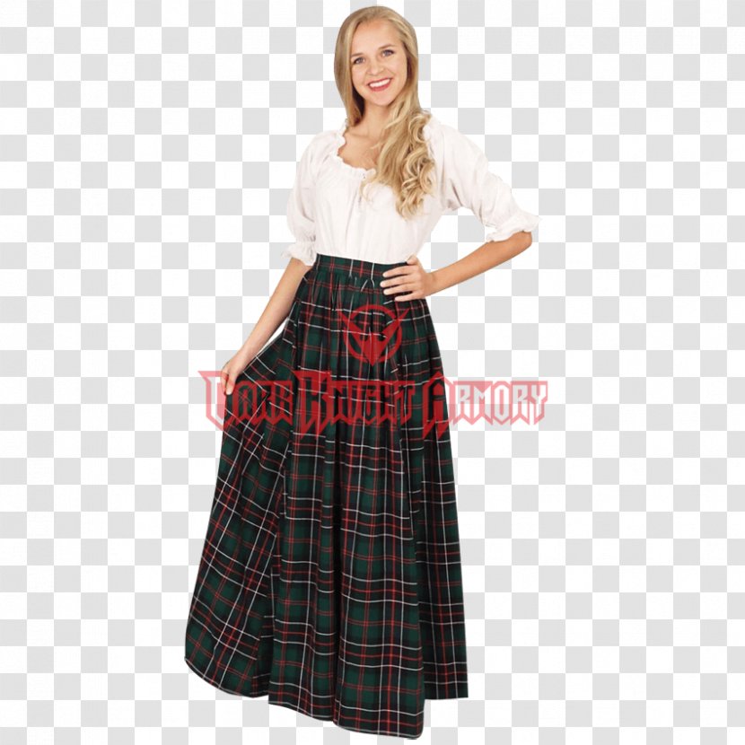 Tartan Kilt Skirt Clothing Waist - Costume - Plaid Transparent PNG