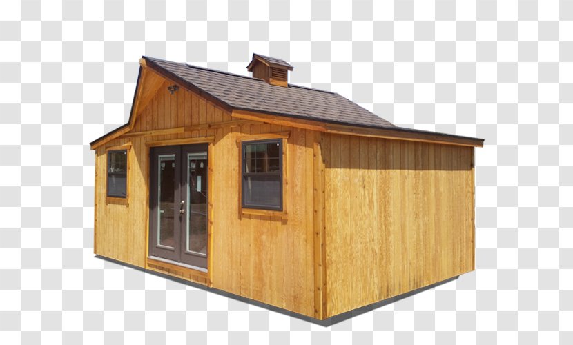 Shed Garden Buildings House Log Cabin - Facade - Western-style Transparent PNG