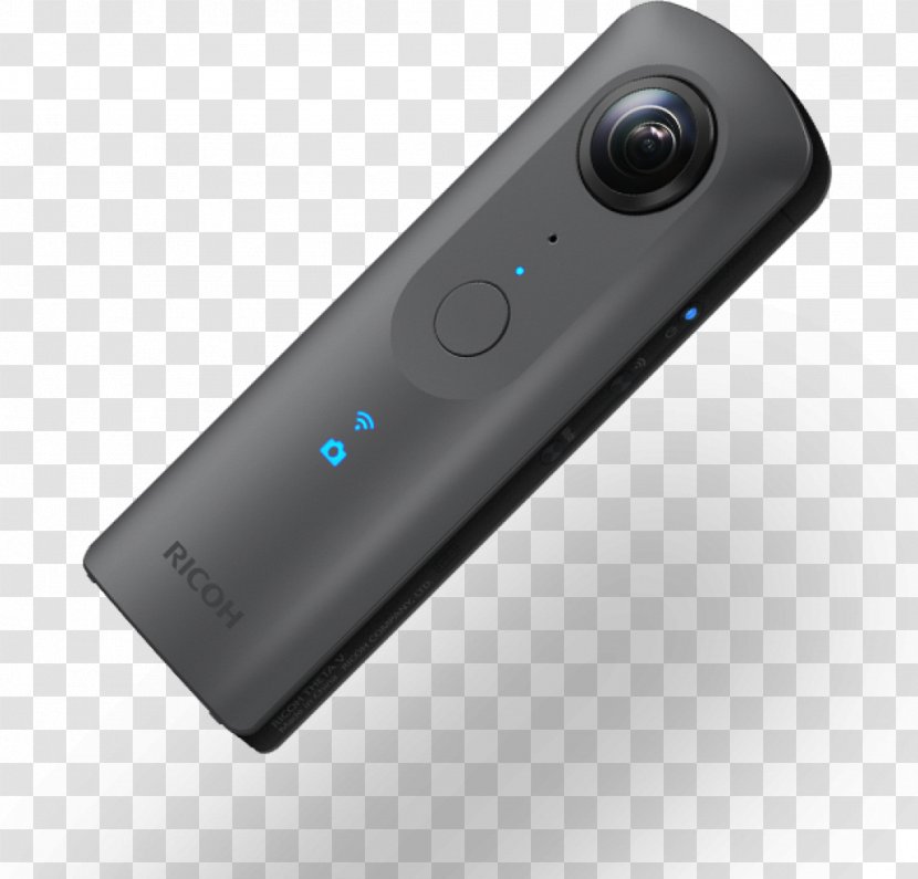 Video Cameras Ricoh Photography 4K Resolution - Electronics Accessory - 360 Camera Transparent PNG