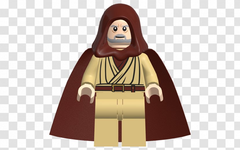 Obi-Wan Kenobi Star Wars: The Clone Wars Lego Minifigure - Frame Transparent PNG