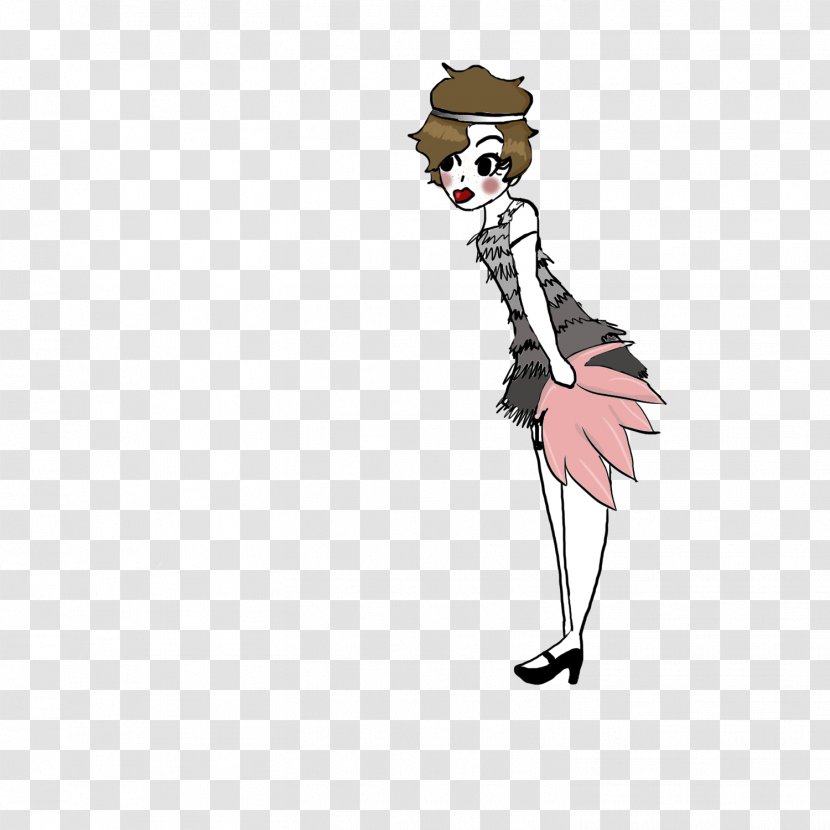 Headgear Fashion Illustration Costume Design Clip Art - Flapper Transparent PNG