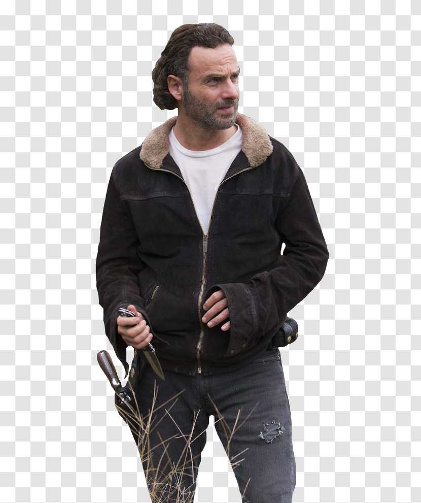 Andrew Lincoln The Walking Dead Rick Grimes AMC Negan - Jacket Transparent PNG