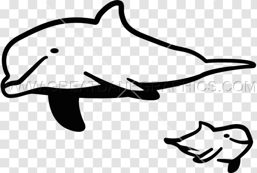 Dolphin Silhouette Black Clip Art - Fish - Bleed Printing Tongue Transparent PNG