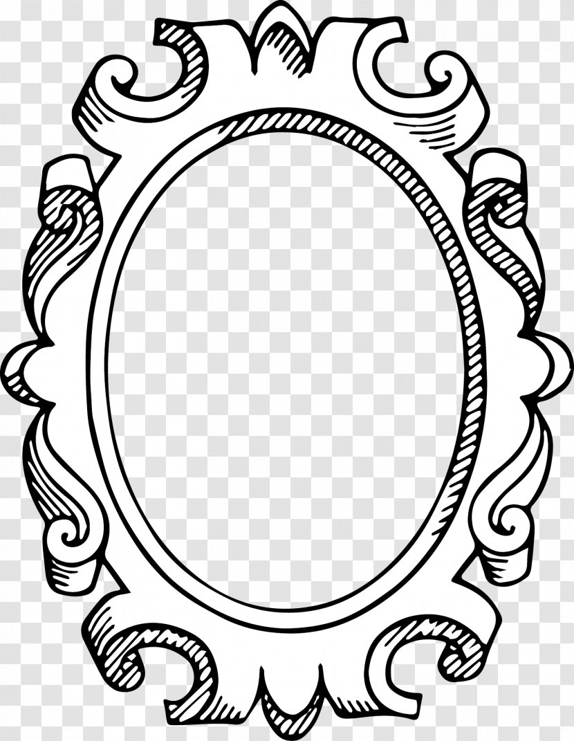 White Picture Frames Circle Clip Art - Line Transparent PNG