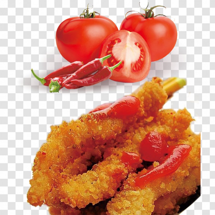 Chicken Fingers Bell Pepper Fried Chili Con Carne - Food Transparent PNG