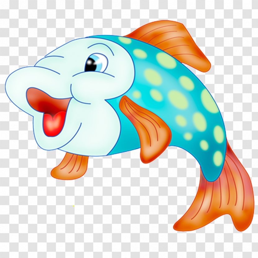 Goldfish Cartoon Illustration - Cute Little Fish Transparent PNG