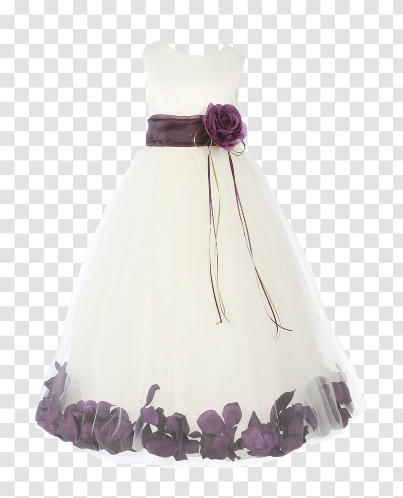 Wedding Flower Background - Aline - Day Dress Child Transparent PNG