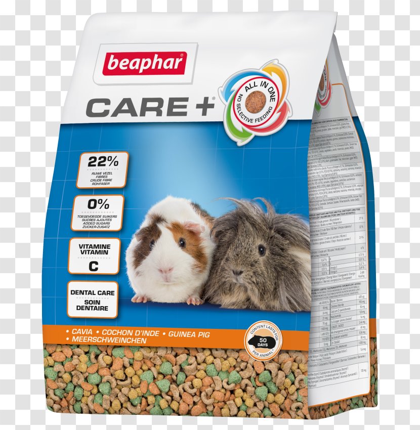 Beaphar Care+ Extruded Ferret Food Guinea Pig Pet Rabbit - Whiskers Transparent PNG