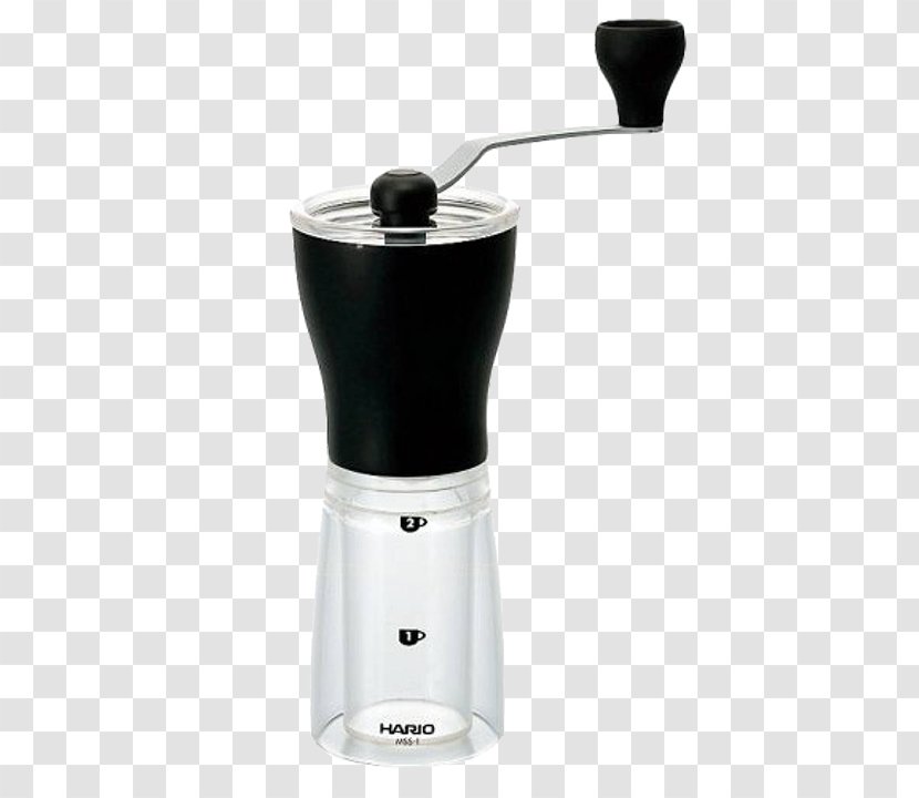 Coffee Moka Pot Burr Mill Grinding Machine - Hand Transparent PNG