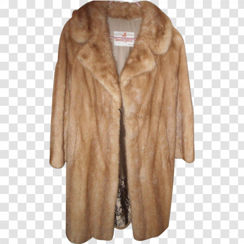 Fur Clothing American Mink Coat - Jacket Transparent PNG