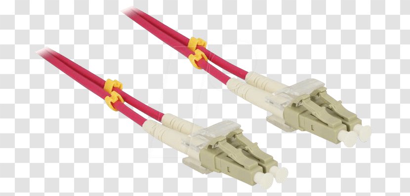 Multi-mode Optical Fiber Patch Cable Electrical Connector - Fibre Optic Transparent PNG