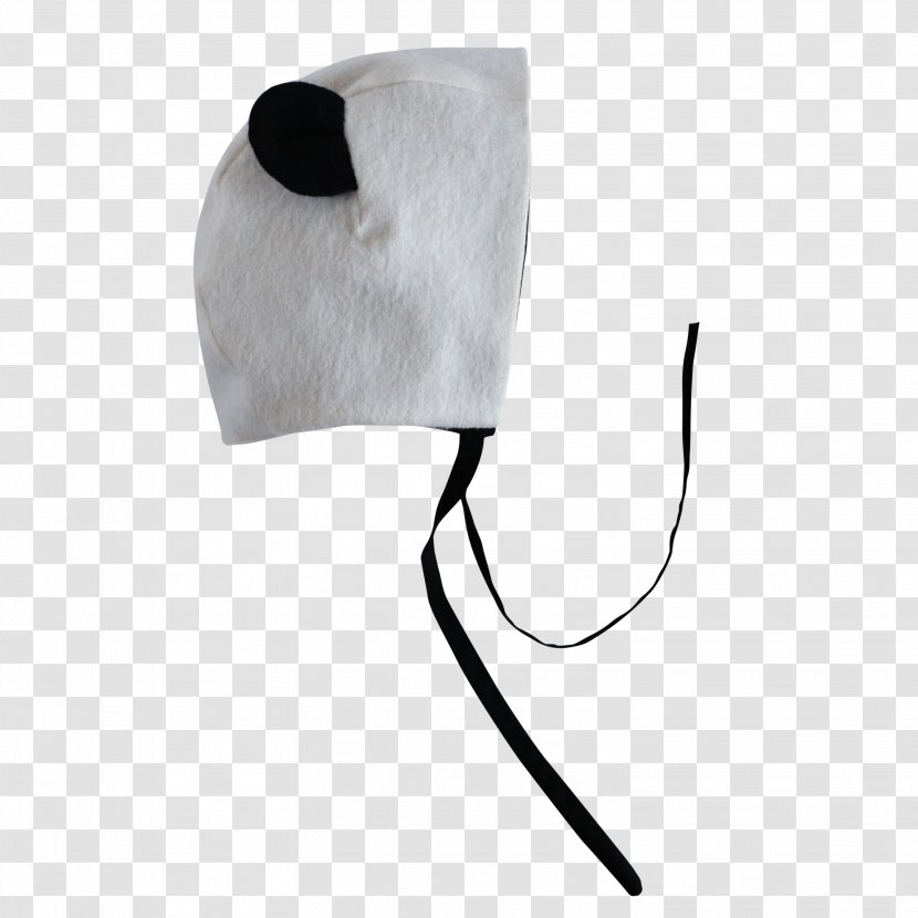 Giant Panda Hat Cap Flannel Organic Cotton - Rabbit Ears Cat Transparent PNG
