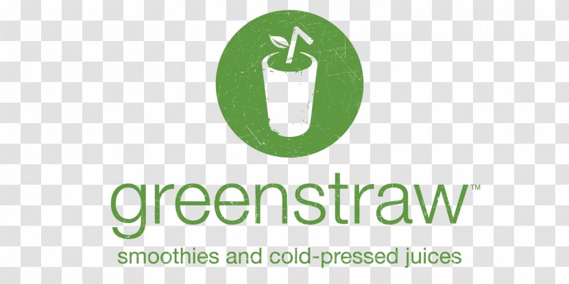 Greenstraw Newtown Smoothie Juice Logo - Green Transparent PNG