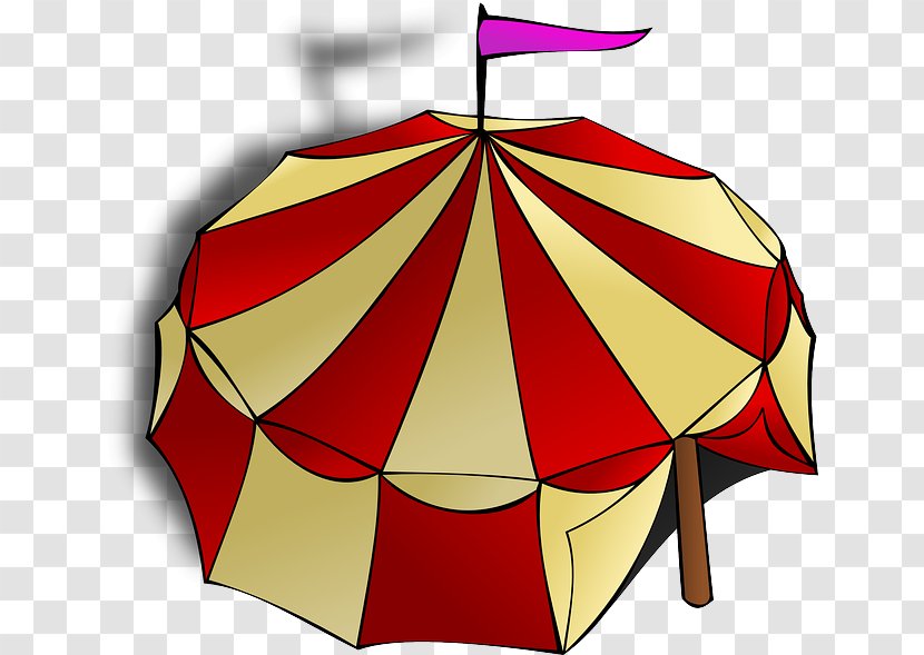 Circus Tent Clip Art - Umbrella Transparent PNG