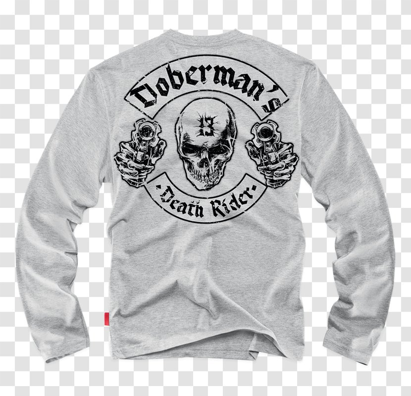 Long-sleeved T-shirt Shop Jacket - Brand - Skull Rider Transparent PNG