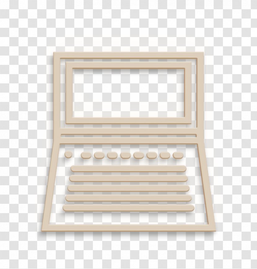 Camera Icon Computer Equipment - Laptop - Rectangle Beige Transparent PNG