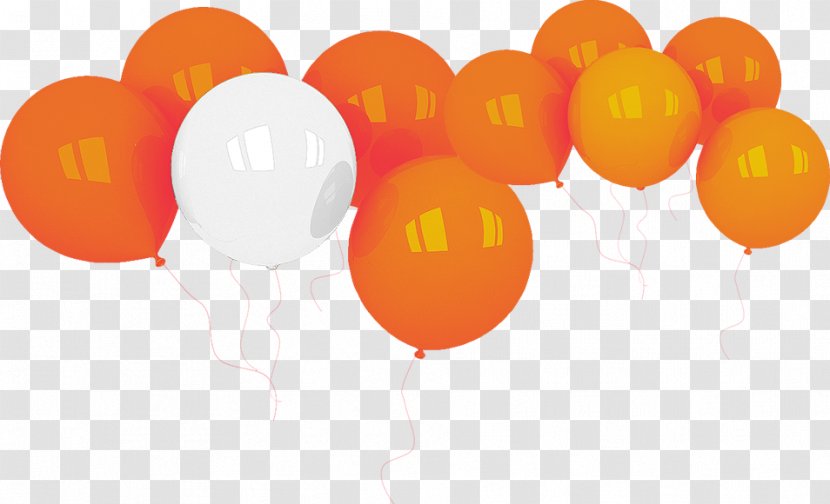 Balloon Desktop Wallpaper - Orange Transparent PNG