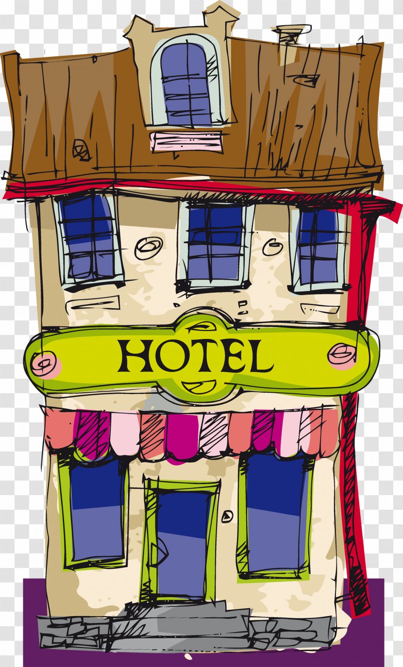 Hotel Drawing Cartoon Clip Art - Home Transparent PNG