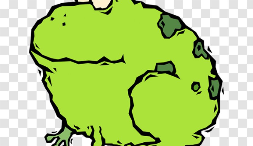 Frog Cartoon - Plant - Line Art Transparent PNG