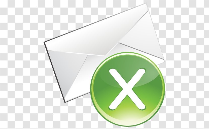 Typewriter Letter - Green Email Icon Transparent PNG