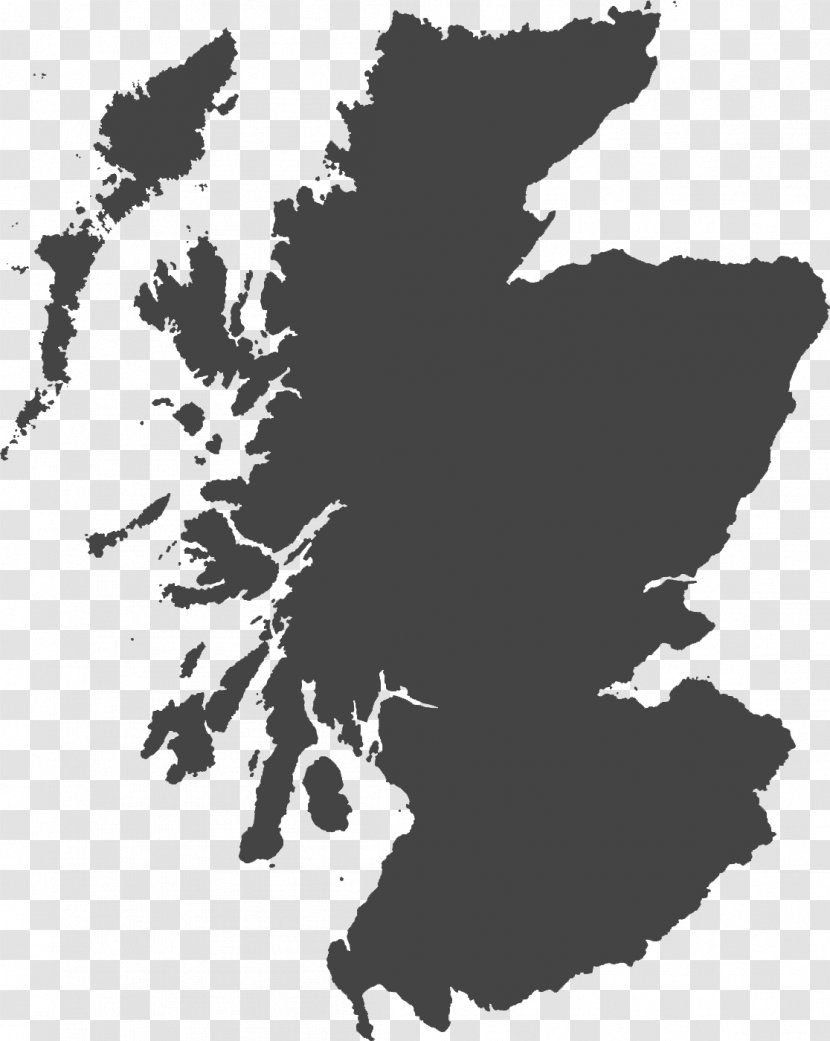 Scotland Vector Map Blank Scottish Parliament - Flag Of Transparent PNG