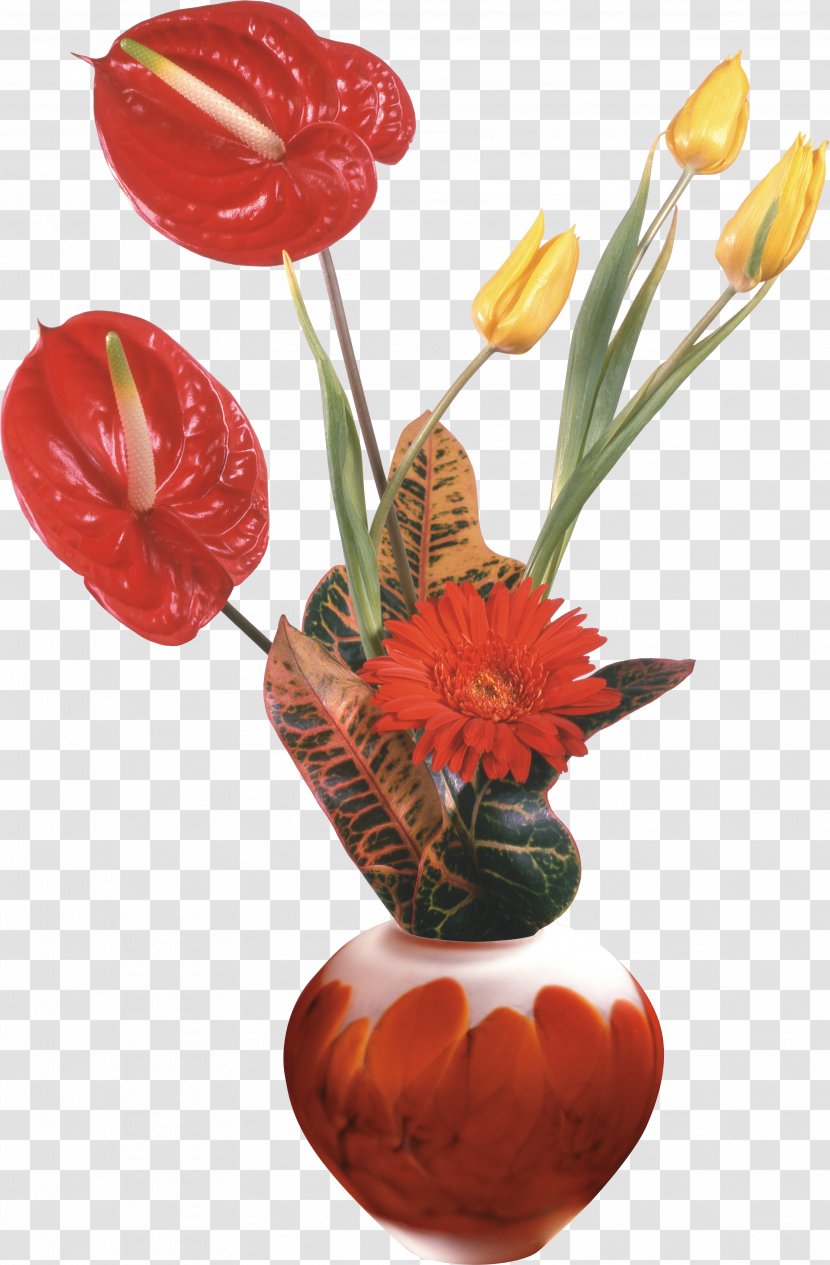 Flower Bouquet Tulip Cut Flowers - Artificial Transparent PNG
