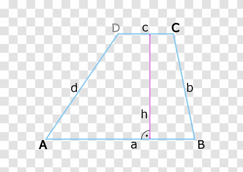 Right Triangle Area Geometry Trapezoid - Text Transparent PNG
