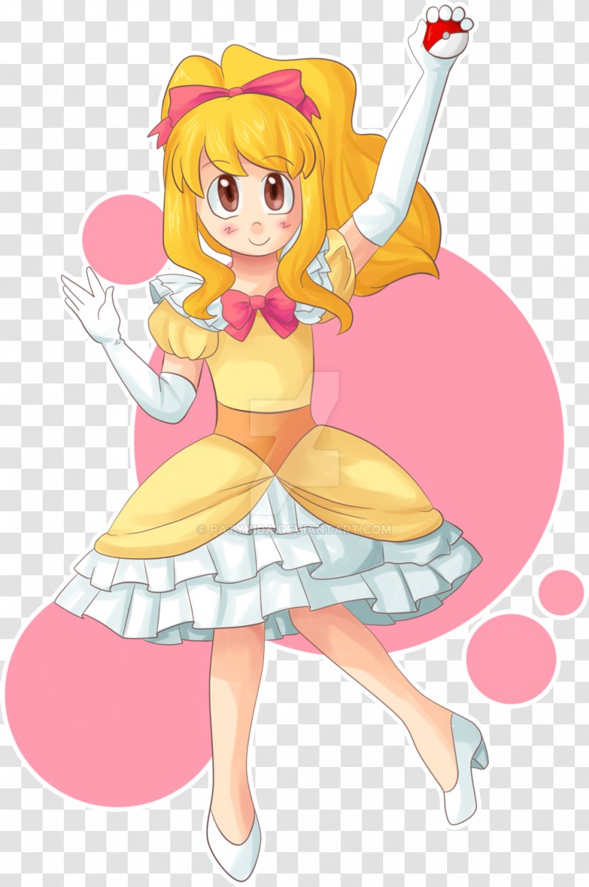 Ash Ketchum Dawn Pokémon Trainer Image - Tree - Yellow Dress Transparent PNG