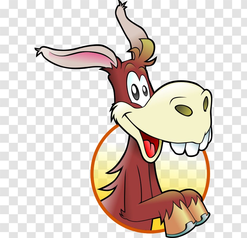 Donkey Horses Happiness Clip Art - Cartoon Transparent PNG