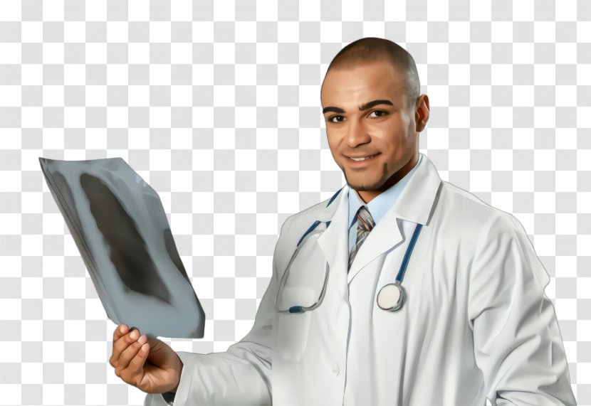 X-ray White Coat Medical White-collar Worker Service - Gesture - Uniform Transparent PNG
