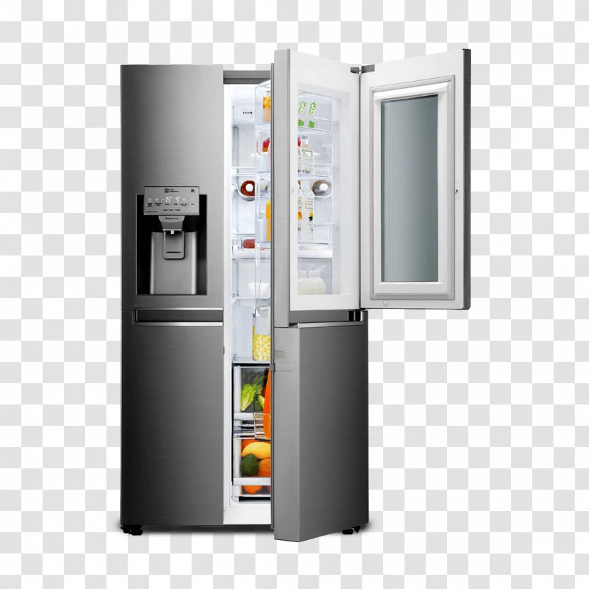 Refrigerator Freezers LG GSX961NSAZ Auto-defrost Ice Makers - Home Appliance Transparent PNG