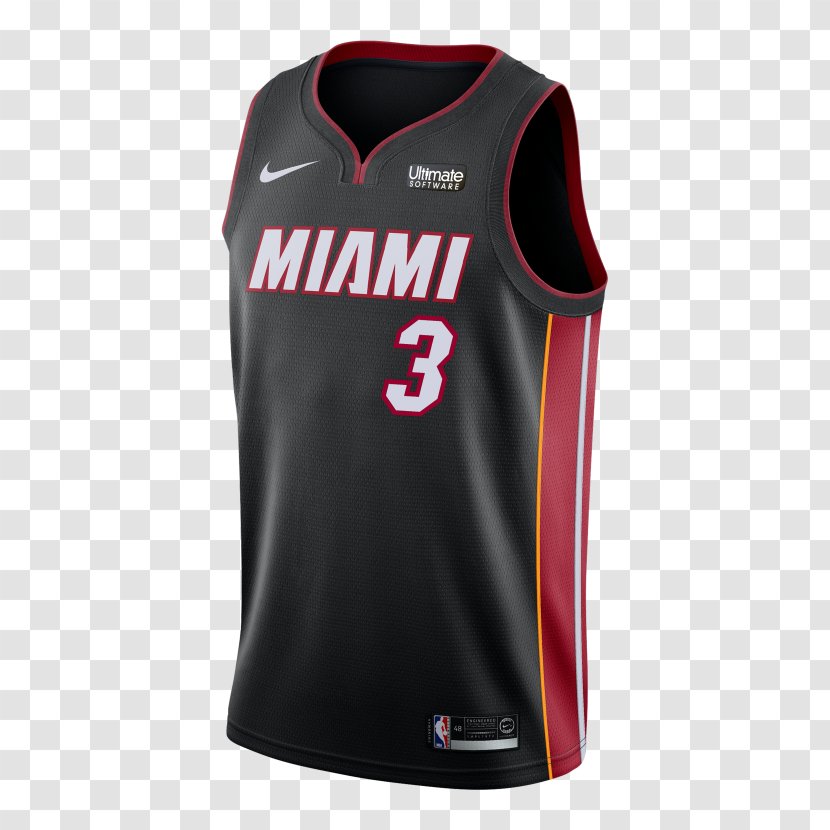 Miami Heat Jersey Swingman Adidas Clothing - Dion Waiters Transparent PNG