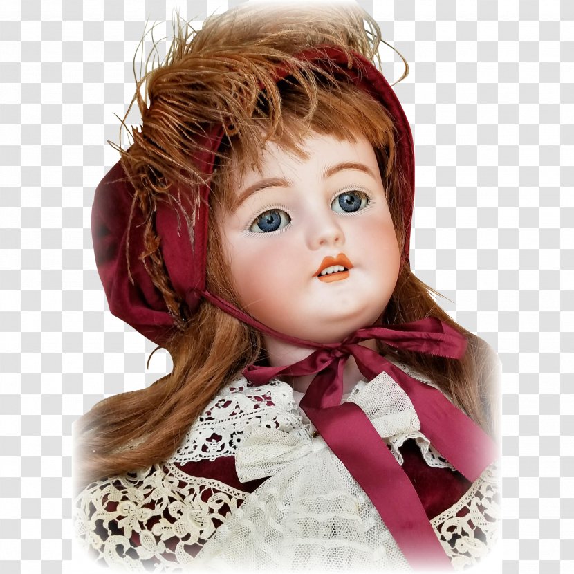 Cheek Brown Hair Red Doll Transparent PNG