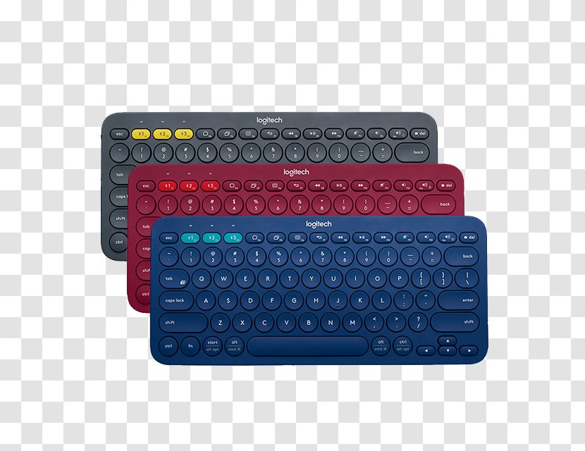 Computer Keyboard Mouse Laptop Wireless - Bluetooth - Colorful Transparent PNG