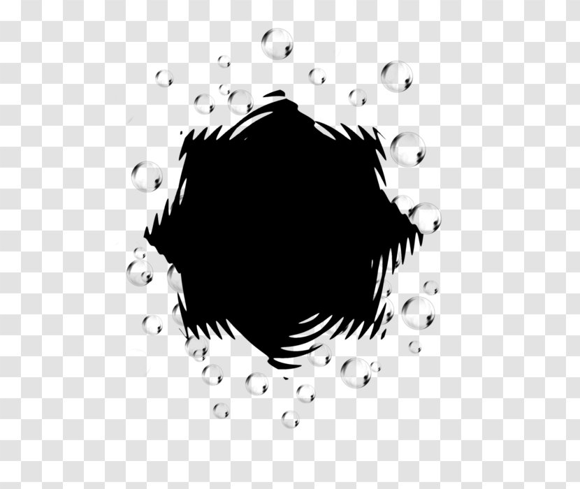 Logo Font Ink Black-and-white Circle - Liquid Blackandwhite Transparent PNG