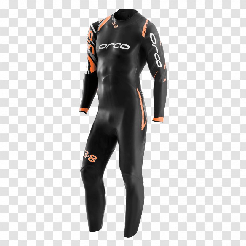 Orca Wetsuits And Sports Apparel Triathlon Open Water Swimming - Dry Suit Transparent PNG