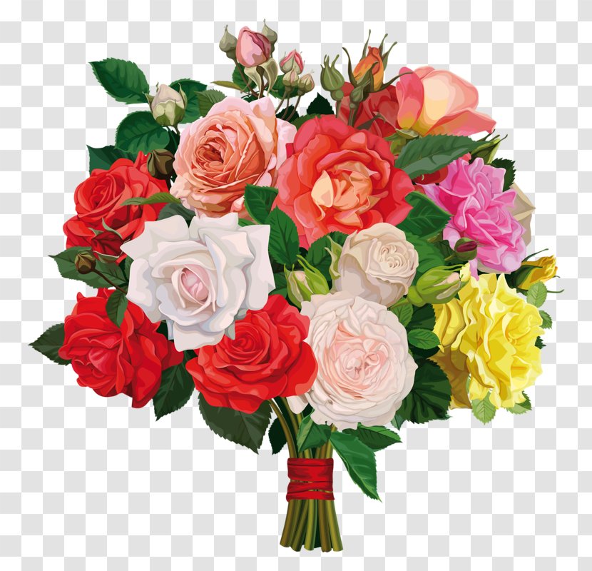 Flower Bouquet Clip Art Rose Image - Family Transparent PNG