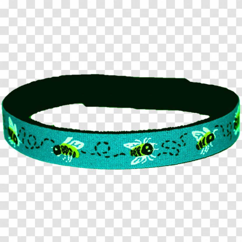 Wristband Turquoise - Buzzing Bee Transparent PNG