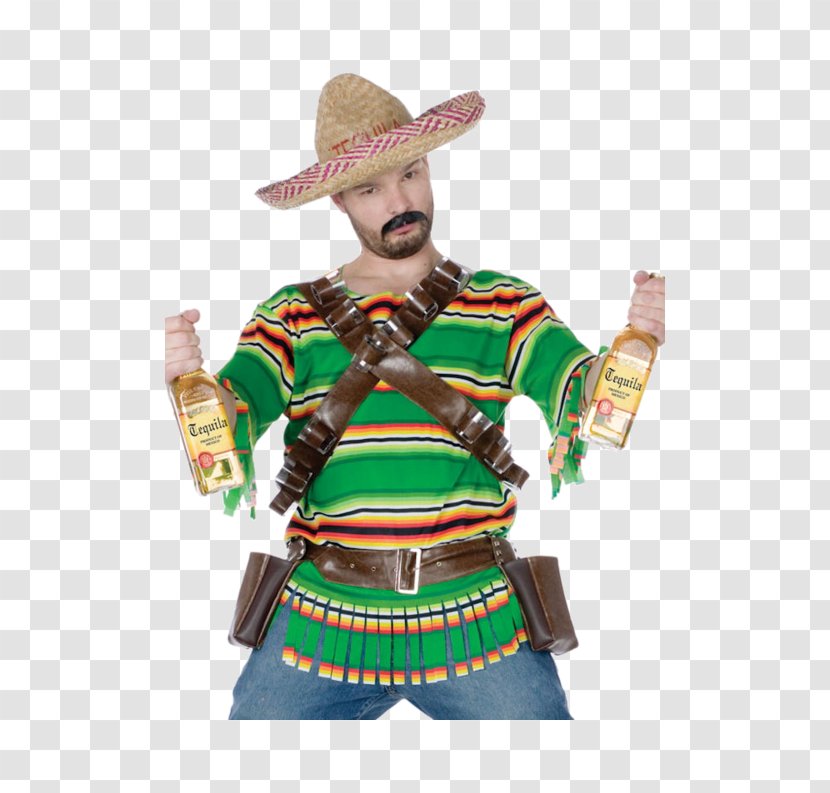 Tequila Mexican Cuisine Costume Salsa Taco - Corn Tortilla - Shots Transparent PNG