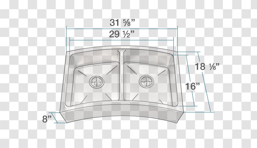 Kitchen Sink Bathroom Line - Apron Transparent PNG