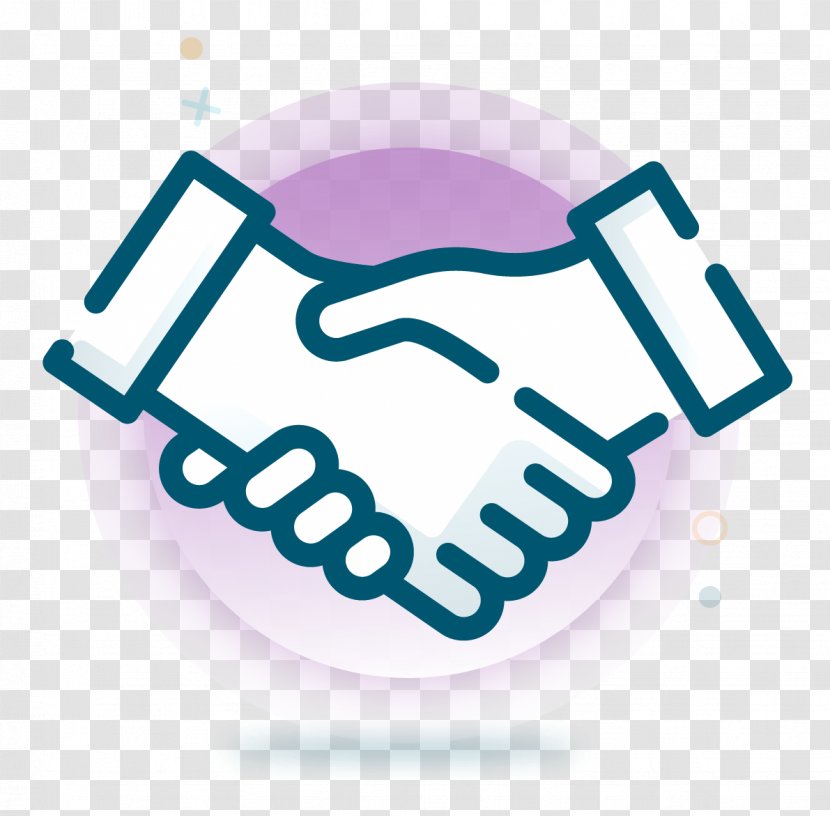 Handshake Clip Art - Tremor - Purple Business Card Transparent PNG