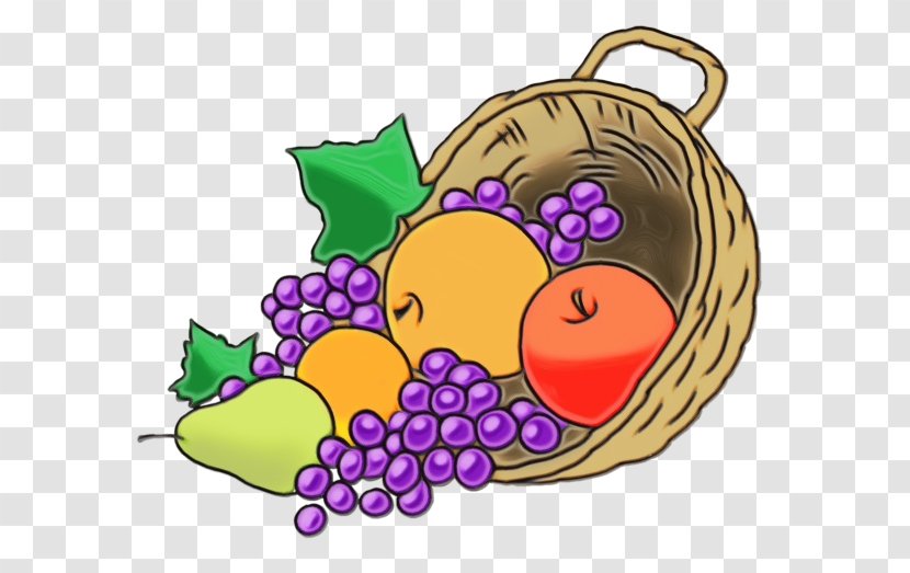 Grape Clip Art Illustration Cartoon Purple - Vegetarian Food Transparent PNG