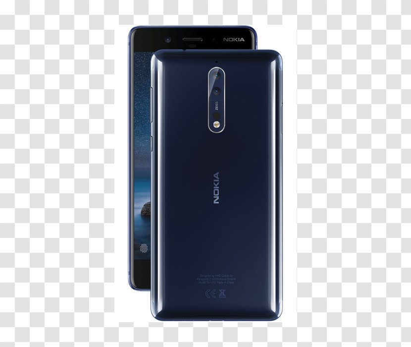 Nokia 8 Dual 64GB 4G LTE Tempered Blue (TA-1052) Unlocked SIM-free Smartphone - Mobile Phone Accessories - Steel SIMSmartphone Transparent PNG