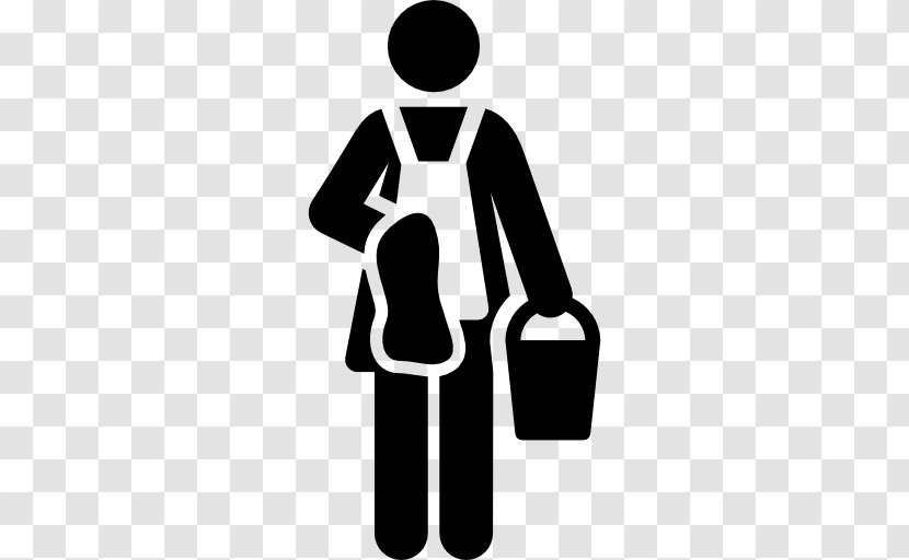 Maid Service Housekeeping Cleaner - Silhouette - Home Transparent PNG